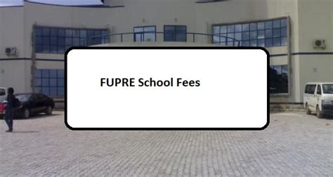 FUPRE Courses Available & Admission Requirements - NgschoolBoard