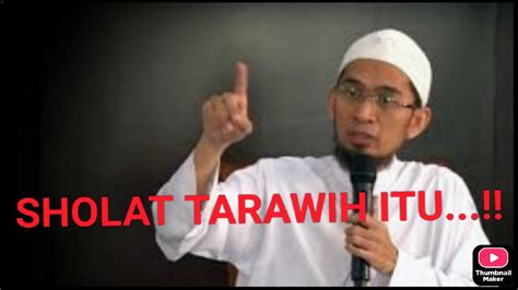 KUPAS TUNTAS SHALAT TARAWIH USTADZ ADI HIDAYAT TARAWIH YouTube