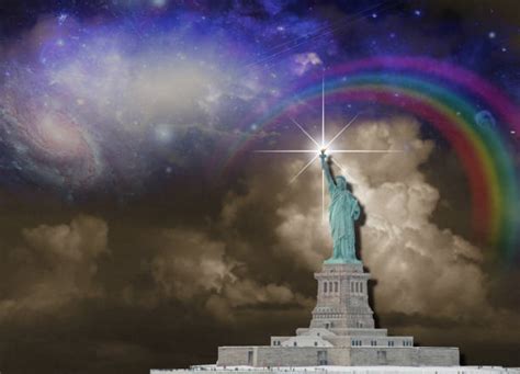 Statue Of Liberty Torch Night Stock Photos, Pictures & Royalty-Free ...