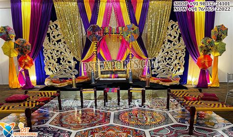 Dazzling Mehendi Sangeet Decor Ideas And Props Dst International