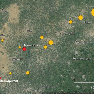 Location of Masudpur VII and I in relation to Rakhigarhi and the other... | Download Scientific ...