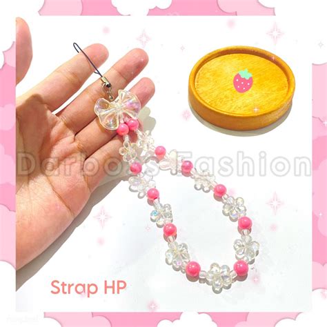 Jual Gantungan Hp Bracelet Gelang Lanyard Hp Estetik Phone