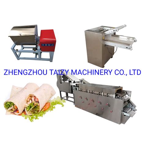 Automatic Arabic Pita Bread Machine Production Line Industrial Tortilla