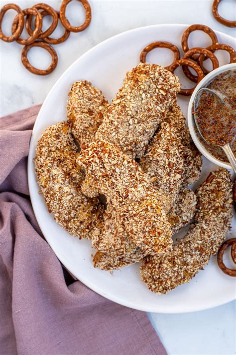 Pretzel Crusted Chicken Tenders Recipe The Schmidty Wife