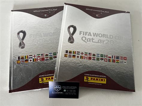 Álbum da Copa do Mundo Qatar 2022 Prateado Edição Especial Capa Dura