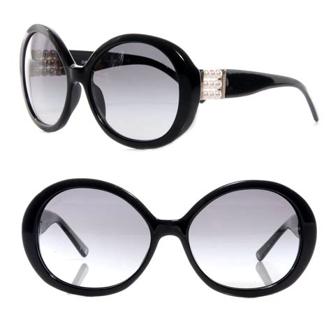 Chanel Perle Pearl Sunglasses 5159 H Black 62072