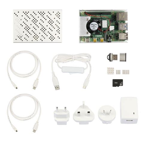 Okdo Starter Kit Raspberry Pi 4 Modelo B 4GB Acessórios