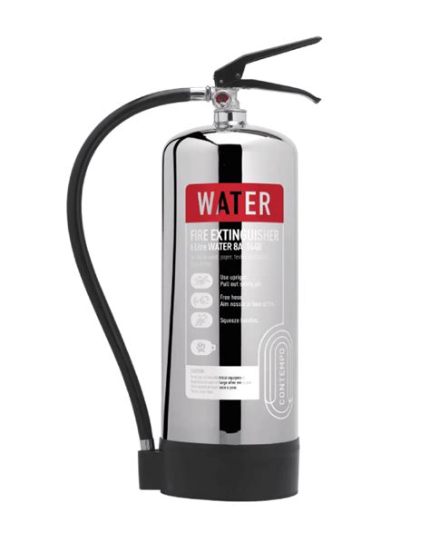 9l Water Contempo Chrome Fire Extinguisher Jm Fire Protection