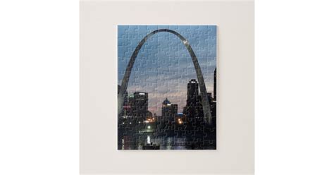 St Louis Arch Skyline Jigsaw Puzzle Zazzle