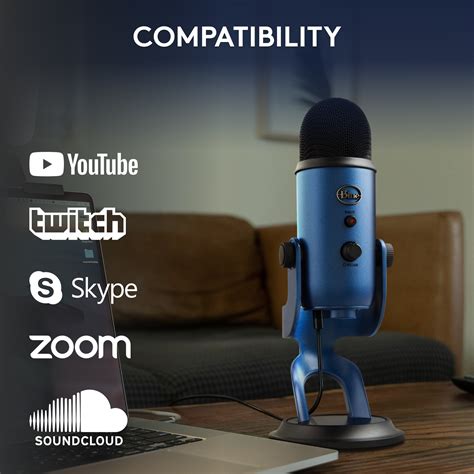 Blue Microphones Blue Yeti Professional Multi Pattern Usb Condenser Microphone 988 000499988