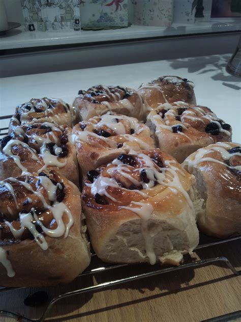 Fruity Chelsea Buns Based On Paul Hollywood’s Recipe From The Great British Bakeoff Book Good