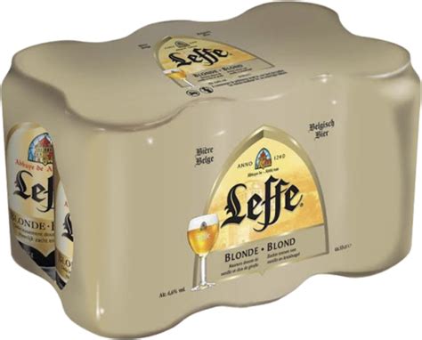 Prijs Set Van 6 Blikjes 0 33 Liter Leffe Blond Biernet Nl