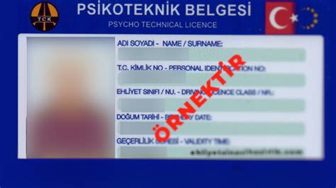 Psikoteknik Belgesi nedir Psikoteknik Belgesi neden alınır Nereden