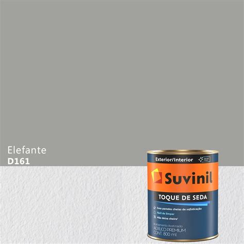 Tinta Suvinil Acrilico Toque De Seda Ml Elefante Mercado Livre