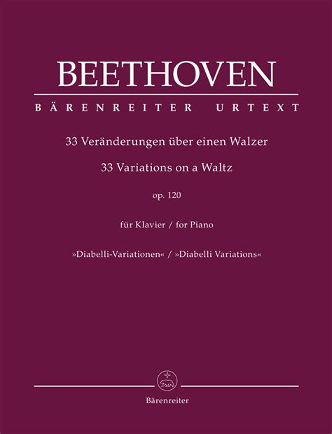 Beethoven Diabelli Variations Op 120 Ficks Music