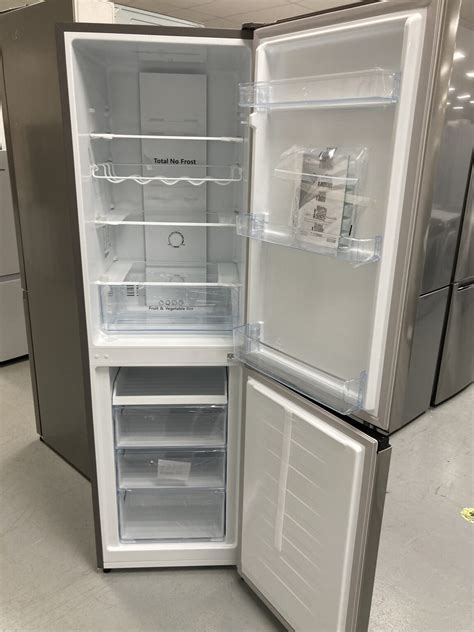 Hisense RB327N4BCE 50 50 Frost Free Fridge Freezer Stainless Steel