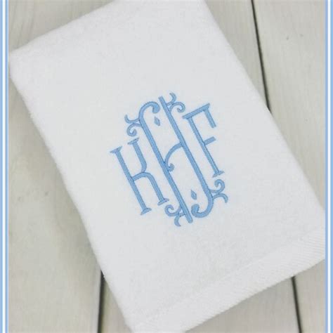 Monogrammed Hand Towel Wedding T Housewarming T Etsy