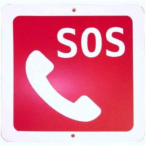 Табличка тактильная с пиктограммой "SOS" купить в интернет-магазине