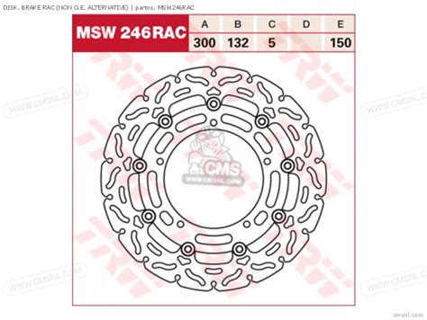 Msw Rac Disk Brake Rac Yamaha Buy The Msw Ra C At Cmsnl