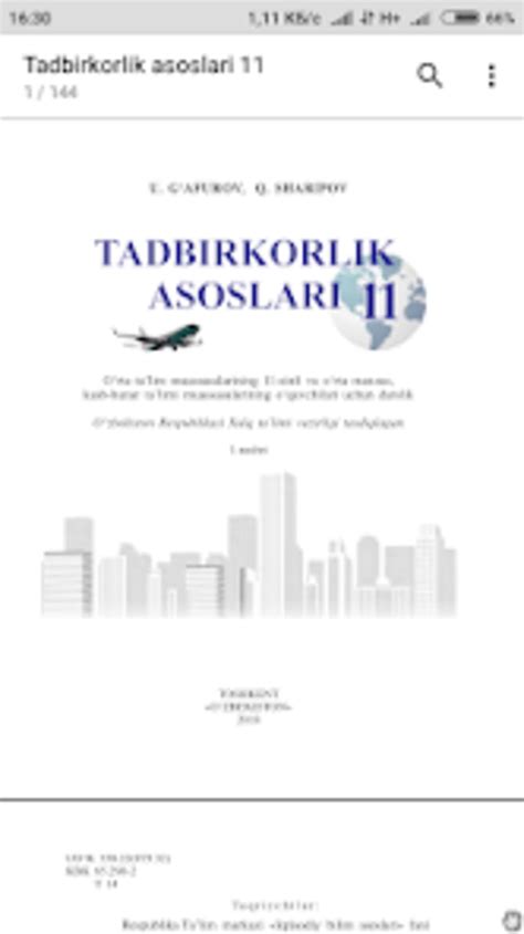 Tadbirkorlik asoslari 11-sinf for Android - Download