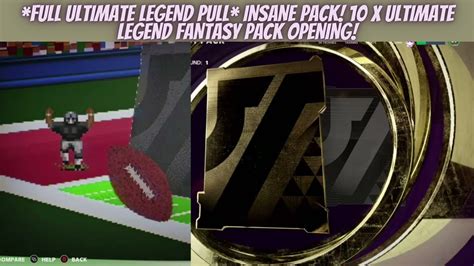 FULL UL PULL INSANE PACK 10X ULTIMATE LEGEND FANTASY PACK OPENING