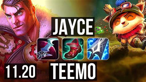 Jayce Vs Teemo Top Rank Jayce Dominating Rank Br