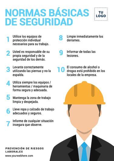 Carteles de Prevención de Riesgos Laborales editables gratis