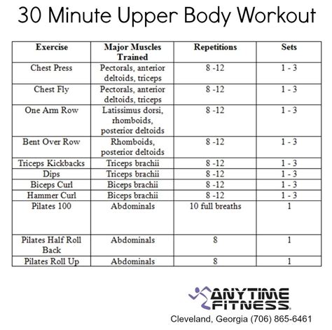 Heres A Great 30 Minute Upper Body Workout Upper Body Workout