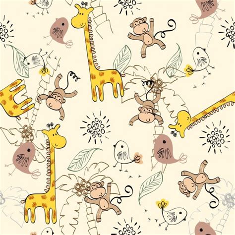 100,000 Kids seamless pattern Vector Images | Depositphotos