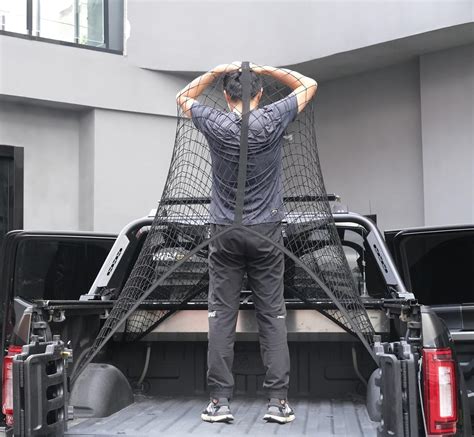 Highly Elastic Cargo Net Simple Pickup Truck Bed Cargo Mesh Organiser