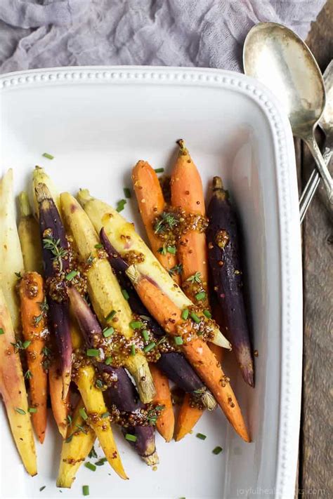 Easy Maple Dijon Glazed Rainbow Carrots Ready In 30 Minutes