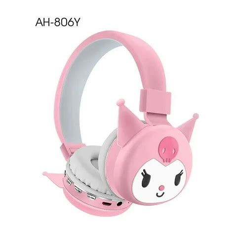 Sanrio Hello Kitty Kuromi Bluetooth Headphone Wireless Headsets Cartoon