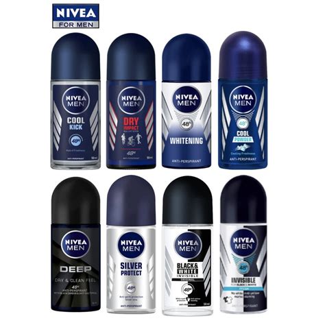 Nivea Men Assorted Scents Antiperspirant Roll On 50ml Pack Of 6