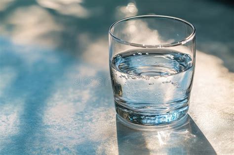 A Close-up of a Glass Filled with Clean, Clear Drinking Water