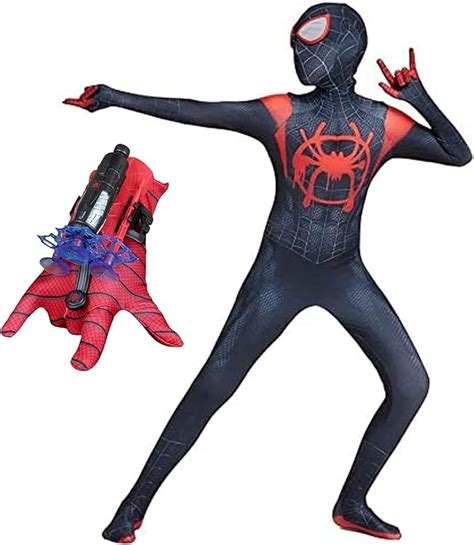 YHY123 Spiderman Kostüm für Kinder Kids Superheld Bodysuit Anzug and