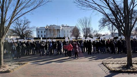 Indian Americans Hold Rally Outside White House To Support Trumps