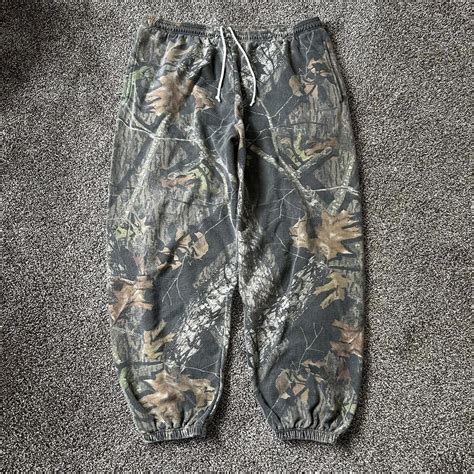 Vintage 90s Baggy Realtree Camo Hunting Jogger Depop