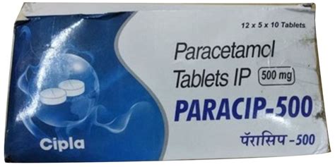 Paracip Mg Paracetamol Tablet Ip For Joint Pain X