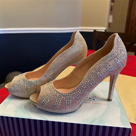 Coloriffics Shoes Coloriffics Nude Embellished Dress Shoes Poshmark