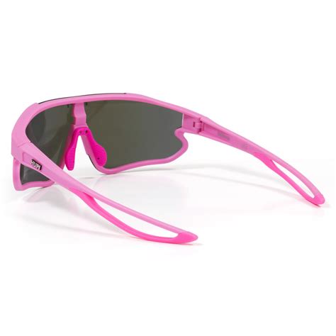 Óculos de Sol Hupi Bornio Rosa Lente Azul Espelhada MonBike Store