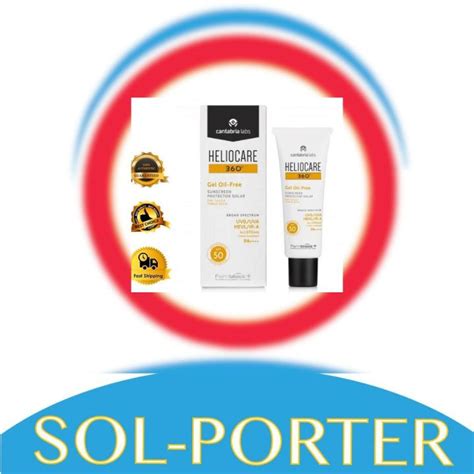 Solporter Heliocare 360 Gel Oil Free Dry Touch SPF 50 Lazada