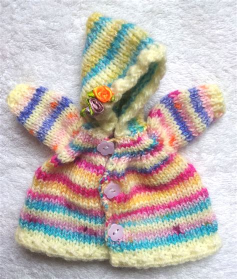 Hand Knitted Dolls Clothes For Ooak Doll Etsy