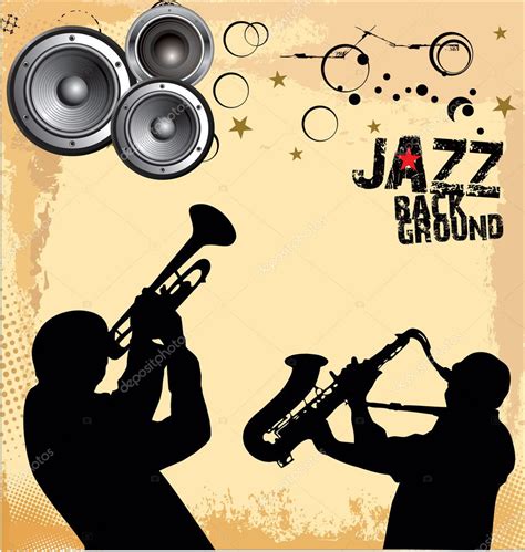 Jazz Music background — Stock Vector © creative-4m #10264384