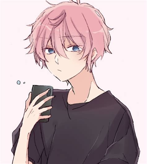 Anime Guy With Pink Hair