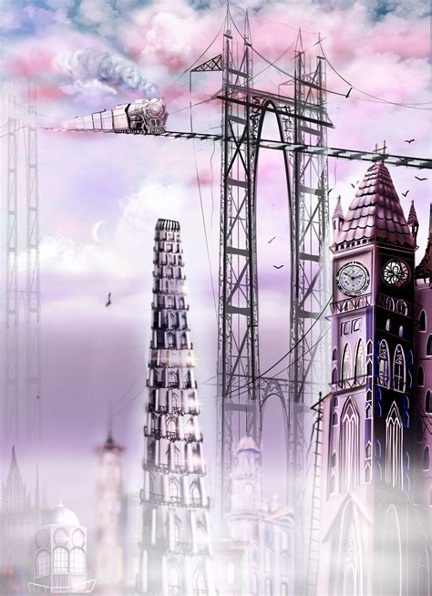 Steampunk city