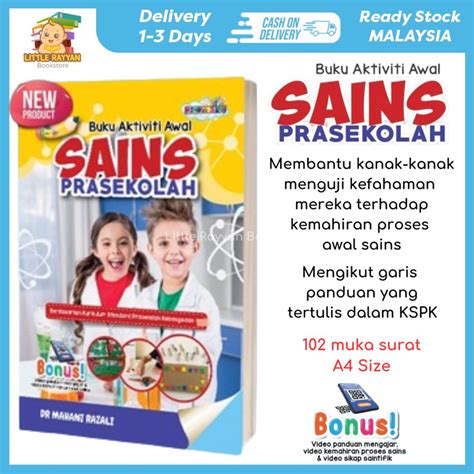 Buku Aktiviti Awal Sains Prasekolah Dr Mahani Razali Shopee Malaysia