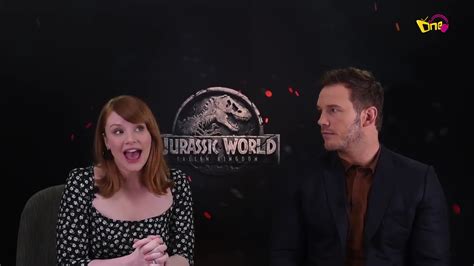 One Fm Bryce Dallas Howard And Chris Pratt Interview For Jurassic World Fallen Kingdom The