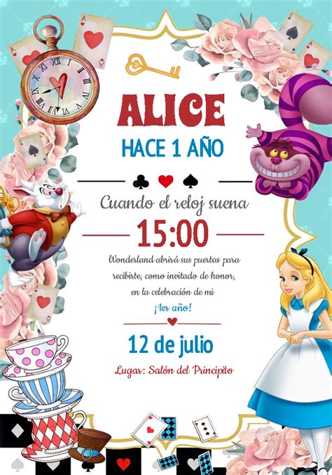 Fazer Convite Online Convite Digital Anivers Rio Alice No Pa S Das