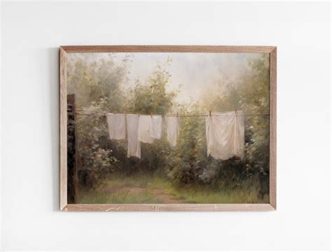 Amazon Natvva Wall Art Clothesline Print Poster Wall Art Canvas