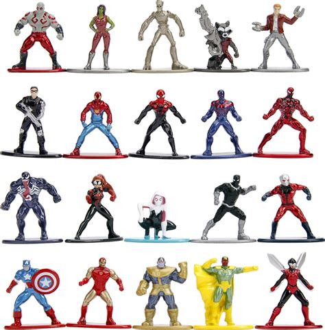 Marvel 165 Die Cast Metal Collectible Figures 20 Pack